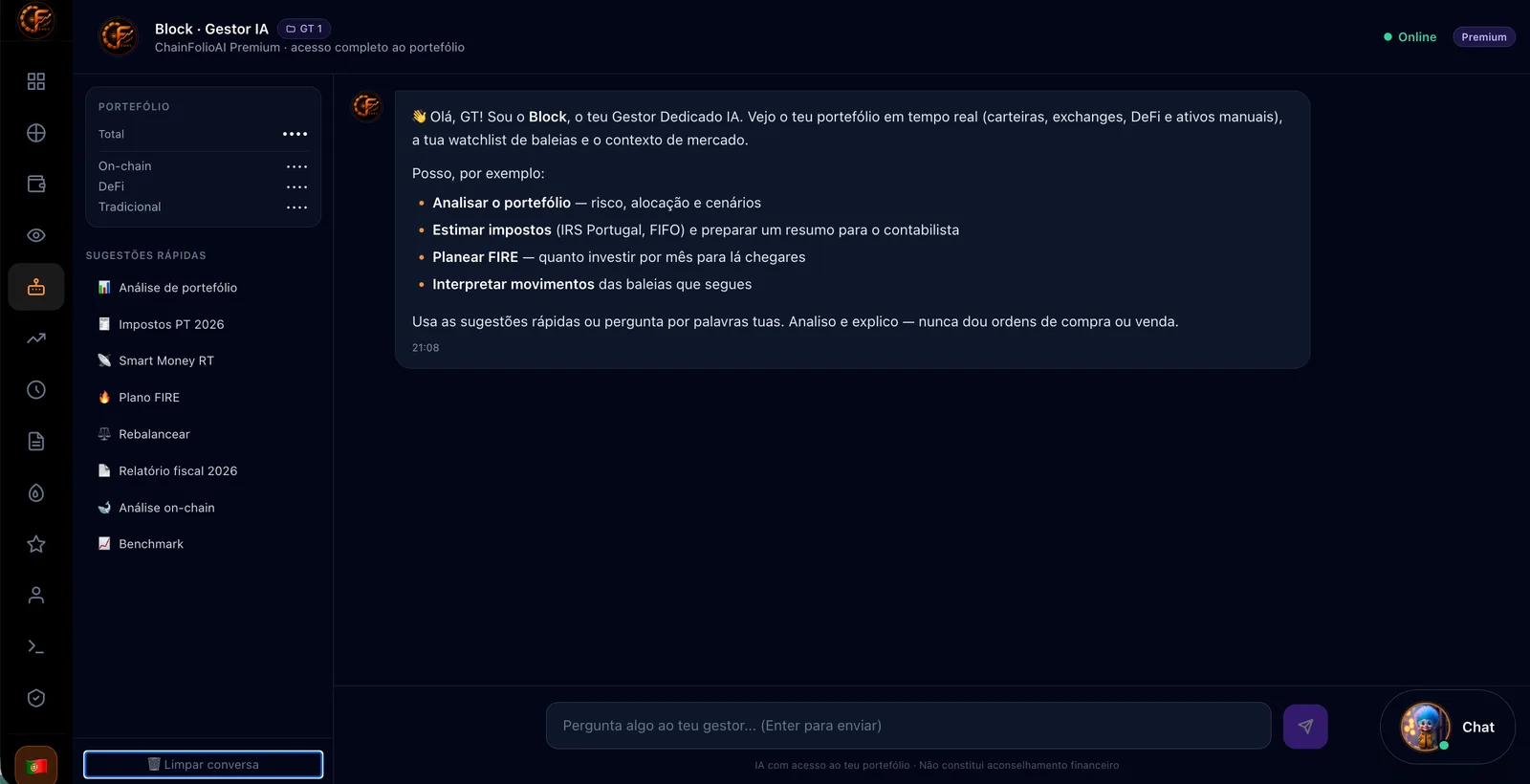AI assistant — someone who has already read your numbers