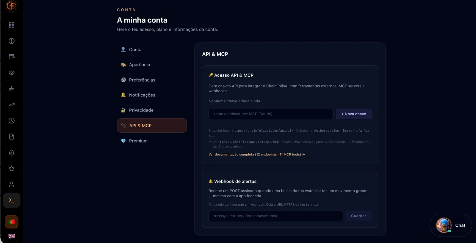 API & MCP — your data wherever you want it